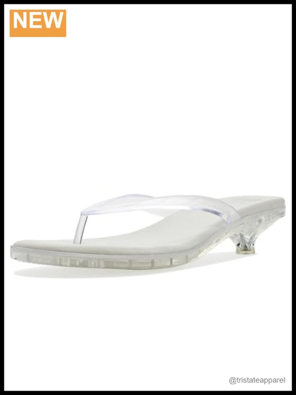 Rubber Sole Kitten Heel Open Toe Slip On Heeled Sandals for Dressy Occasions